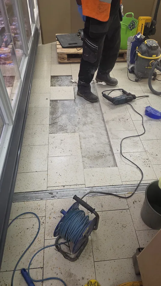 Commercial floor tiling and tile repair by Site Fix Solutions