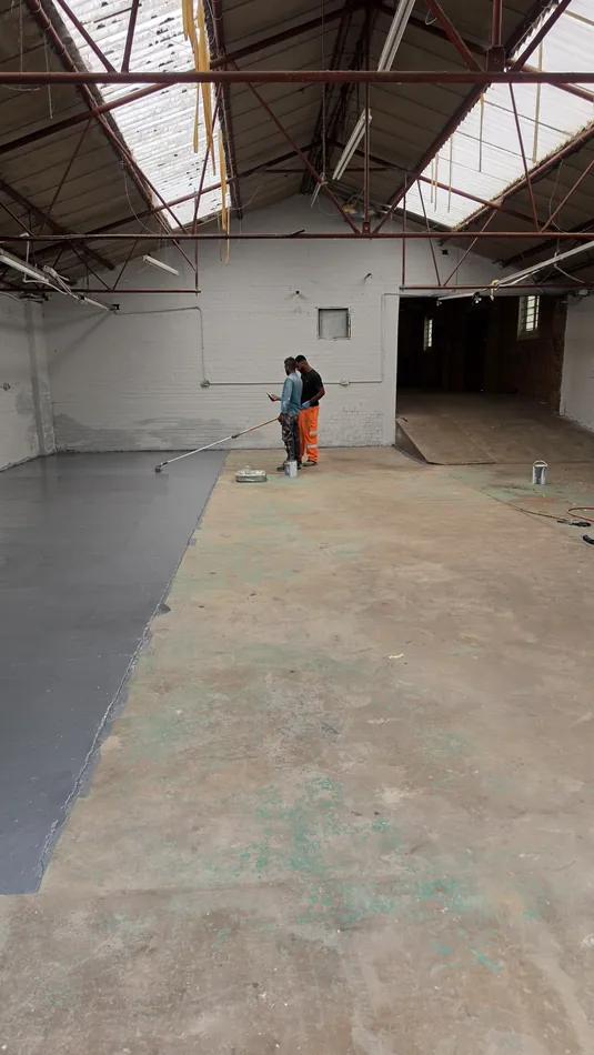 Resin floor coating laid by Site Fix Solutions