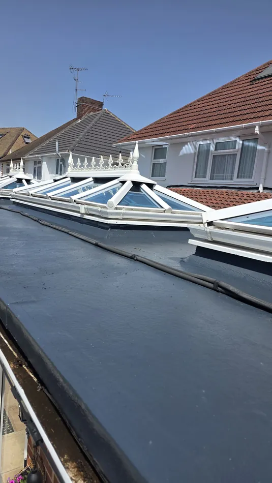 Flat roof and GRP roofing with roof lanterns by Site Fix Solutions in Slough