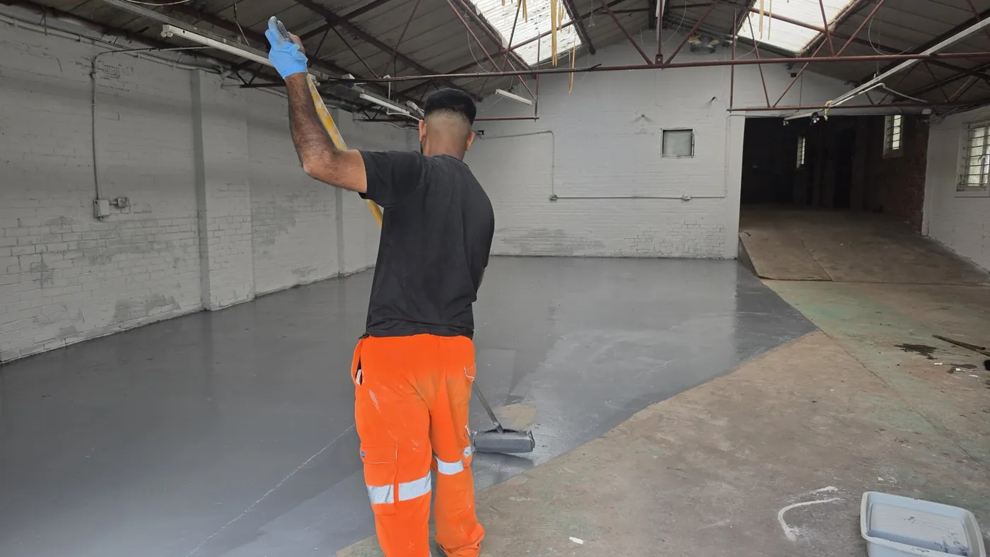 Resin floor coating laid by Site Fix Solutions