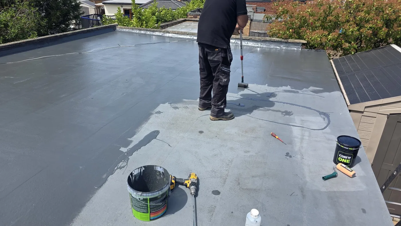 Flat roof and GRP roofing work by Site Fix Solutions in Slough
