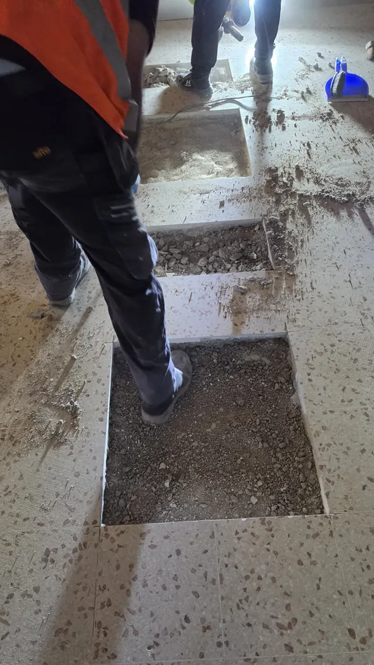 Commercial floor tiling and tile repair by Site Fix Solutions